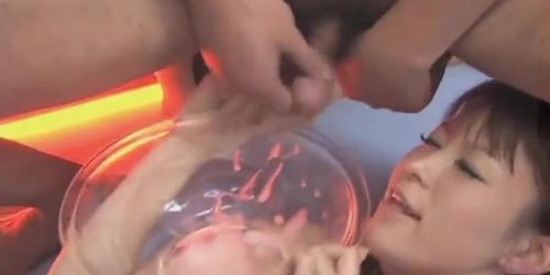 Wild Ai Himeno gets a nasty creampie