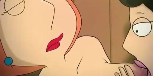 Family guy sex video: Lesbian orgy with nude Loise