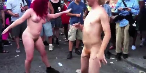 Naked dance party in the streets keeps growing