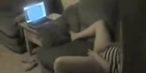 Window spy cam shoots girl masturbating before comp (My Neighbor)