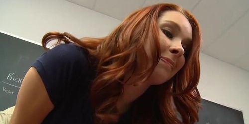 InnocentHigh Redhead Melody Jordan fucked hardcore (Sarah Lollypop)