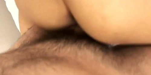 Japanese teen banged rough from behind