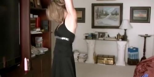 Beginner learns on giant practice dick