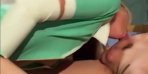 Petite Nurse Fucking In Latex Gloves And Stockings (Ashley Long)