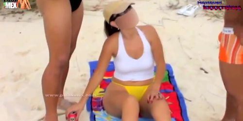 LA MILF DANNA HOT EN UN GANGBANG EN UNA PLAYA DE CANCUN MEXICO PARTE 1