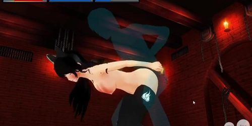 [CM3D2] - RWBY Hentai, Painfully Abusing Blake Belladonna