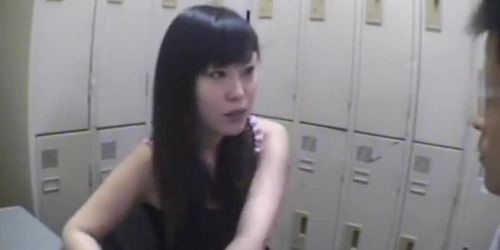 Hardcore Japanese fuck in the office caught on a spy cam