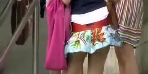 Windy upskirt