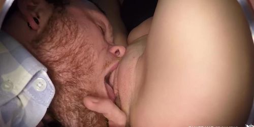 Sexy car blowjob by the lovely Angel Smalls