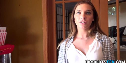 PropertySex Tight Teen Summer Brooks Fucks To Get House