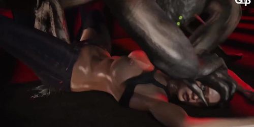 Claire Redfield (resident evil) Its useless to run silkymilk