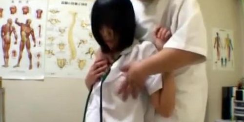 Schoolgirl reluctant orgasm by Masseur