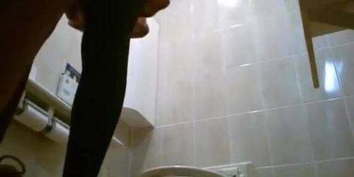 Women peeing in toilet video compilation