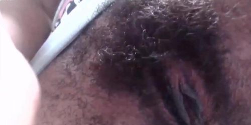 Hairy black hottie wants to make your experience memorable