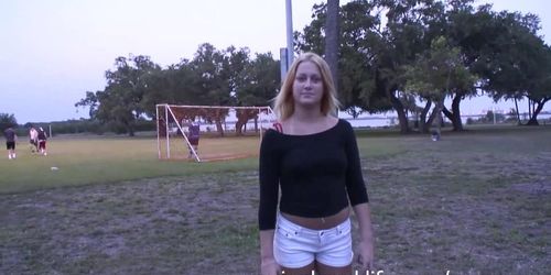 flashing at the skate park
