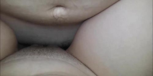 My big fat dick makes her pussy squirt all over