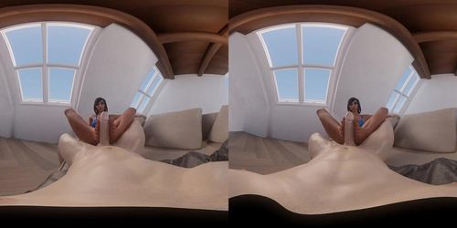 Pharah footjob vr