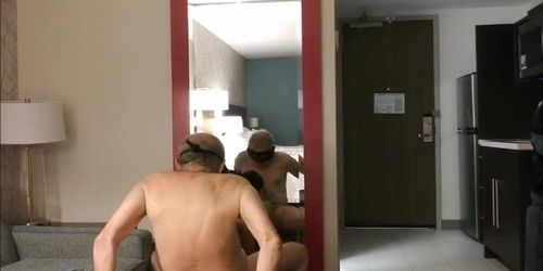Grandpa bought himself a hooker for his birthday hotel sex