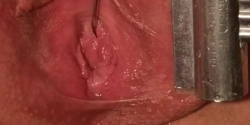 FEMALE URETHRAL STRETCHING, SPREAD & PROBED PEEHOLE WITH METAL SOUNDS