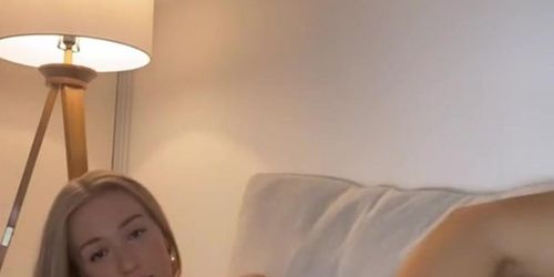 HOT BLONDE SQUIRT WITH DILDO (ONLYFANS)
