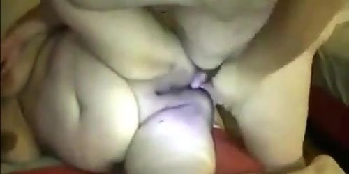 Big chub Daddy fucks his BBW and friend joins in straight