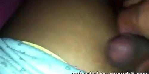 Indian girl gets cumshot on ass in voyeur masturbation video