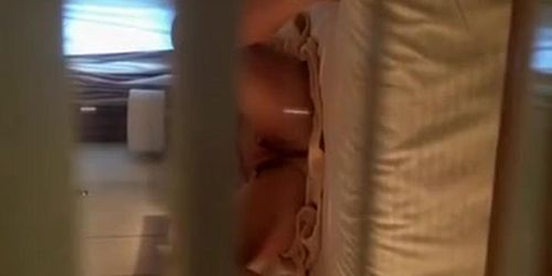 Peeping tom films neighbor masturbating