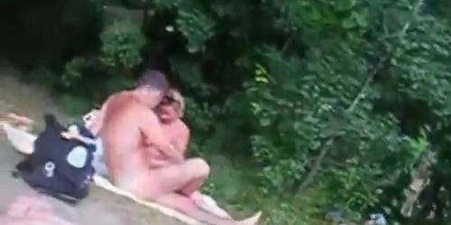 Beach voyeur hidden cam with hot nudist girls