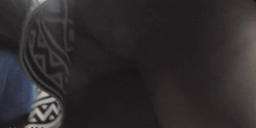 G-string and redhead vixen's petite ass in upskirt mov