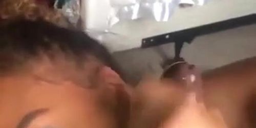 Throw it down her throat