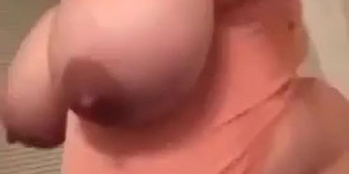 step mum bouncing boobs