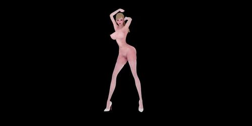 HS2 MMD - Sexy Nude Dance - Nice Body