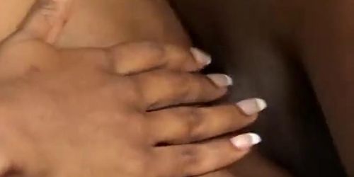 Horny ebony girl cant get enough of bbc (Enough BBC)