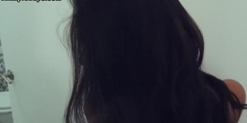 Picked etite Asian small titted teen POV pussyfucked 4 money