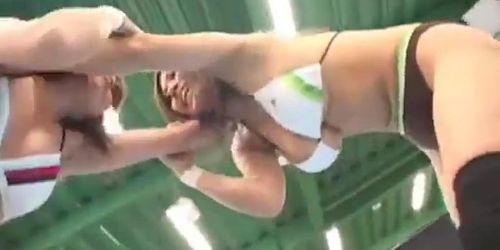 Asian Lesbian Submission Catfight: Miho vs Miharu
