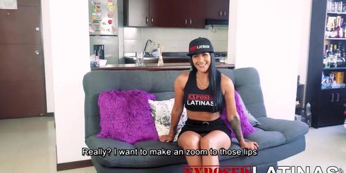 Hot Casting Of Mariana Martix jumps on the hard dick