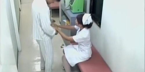 Delicious nurse creampied in spy cam medical video