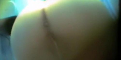 Another toilet spy cam movie with the amateur gorgeous bun