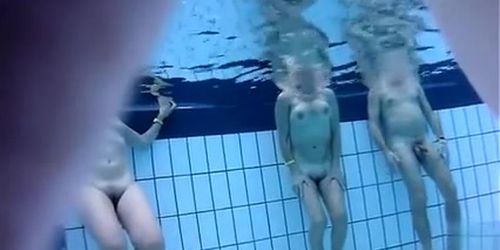 Bizarre Shemale Underwater - Naked men and women in the pool filmed underwater - Tnaflix.com