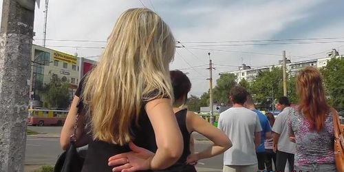 Amazing public upskirt video