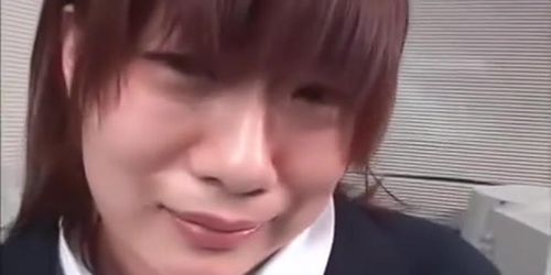 Asian Schoolgirl Gets Ass Spanked 
