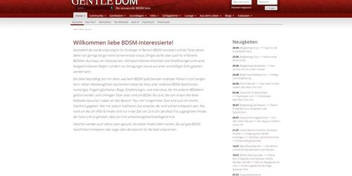 BDSM interview: Interview with the operator of Gentledom.de (Lady Julina)