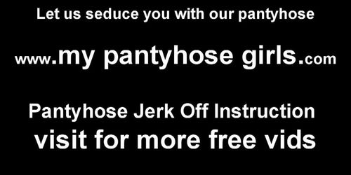 These silky soft pantyhose feel like heaven JOI (Claire Heart, Terra Mizu, Carmen Valentina)