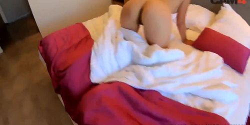 PAWG takes a cock doggy style in her hotel room POV | CAM4