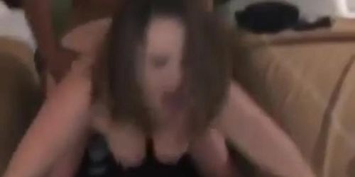MILF Gets Standing Doggystyle Fucked to Loud Orgasm by BBC Bull