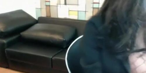 Hot Korean camgirl in sexy tights