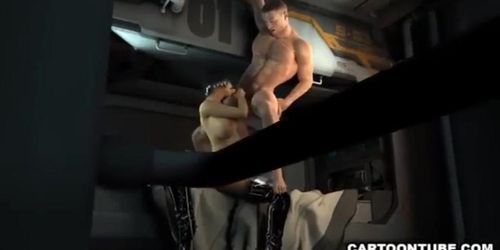 busty 3d cartoon asian honey licked and fucked