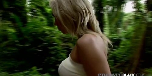 PrivateBlack -Jungle Jizz! Diana Gold Doggy Drilled By BBC As Voyeurs Fuck