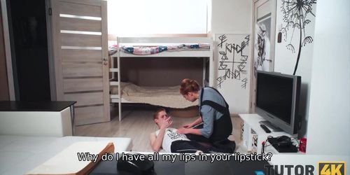 TUTOR4K Mature teacher seduced by disciple who simulated heart attack