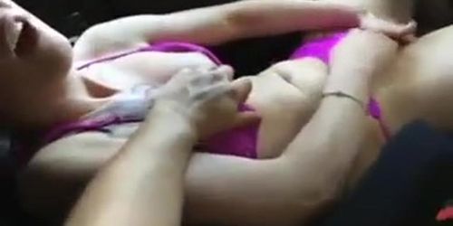 Filthy Whore Gets Filmed Masturbating in a Cat (Catherine Parris)